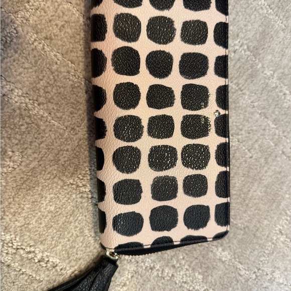 Kate Spade Cream and Black Polka Dot Wallet - Picture 12 of 14
